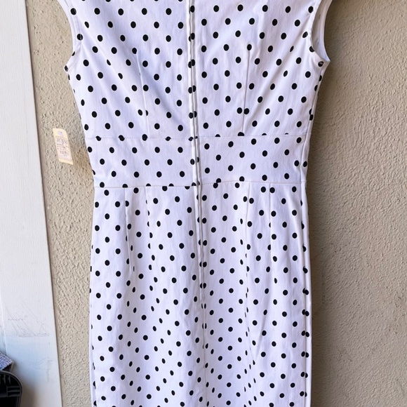 NWT Stop Staring! dress b/w polkadots - Picture 5 of 6